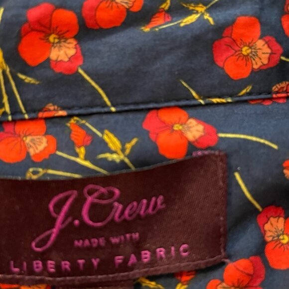 New J Crew Liberty Poppy Slim Fit Shirt (Women's) - Picture 3 of 4